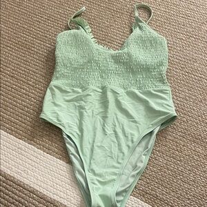 Mint Green One Piece Swimsuit